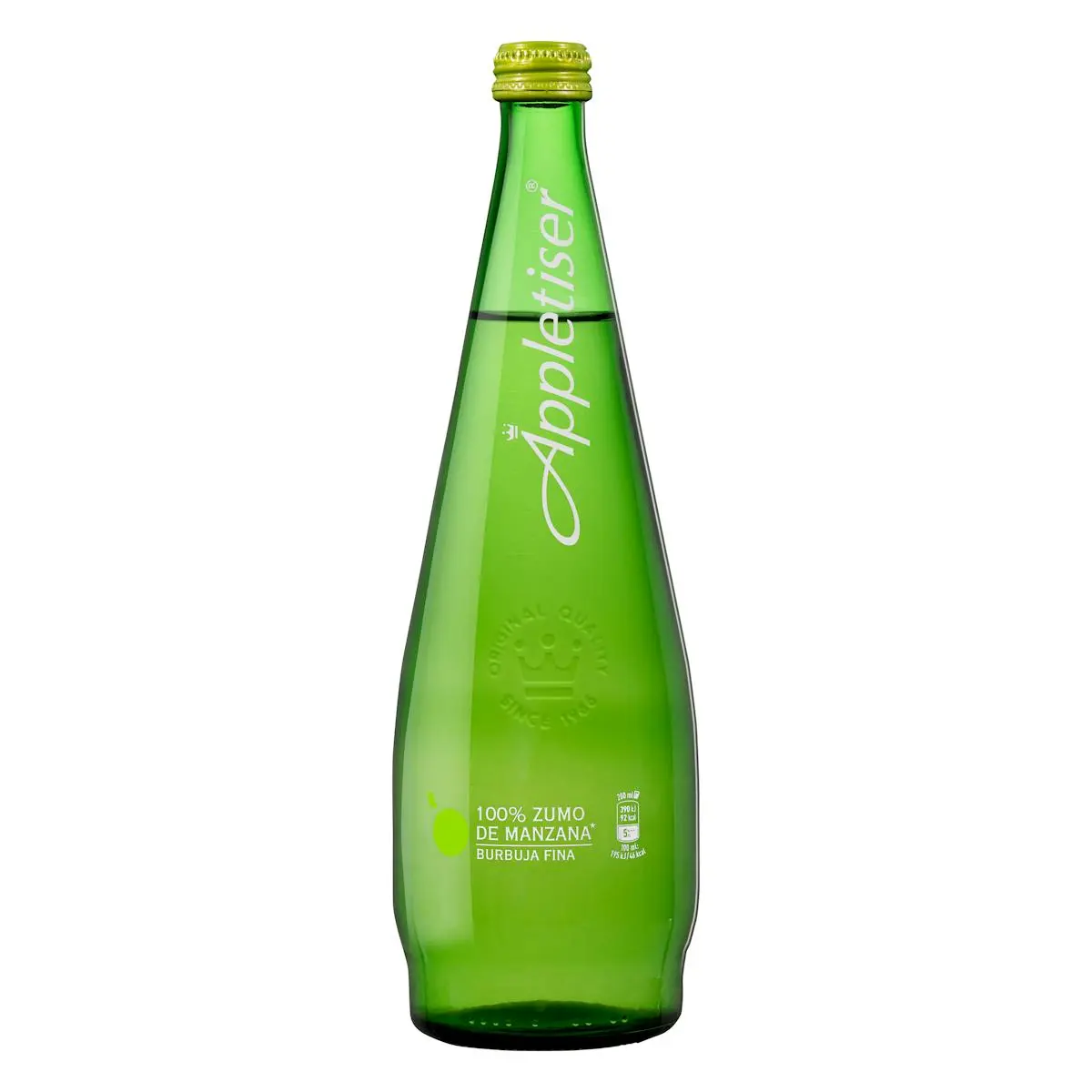 Natural apple soft drink with fine bubbles Appletiser