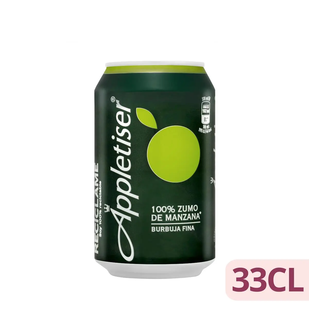 Natural apple soft drink with fine bubbles Appletiser