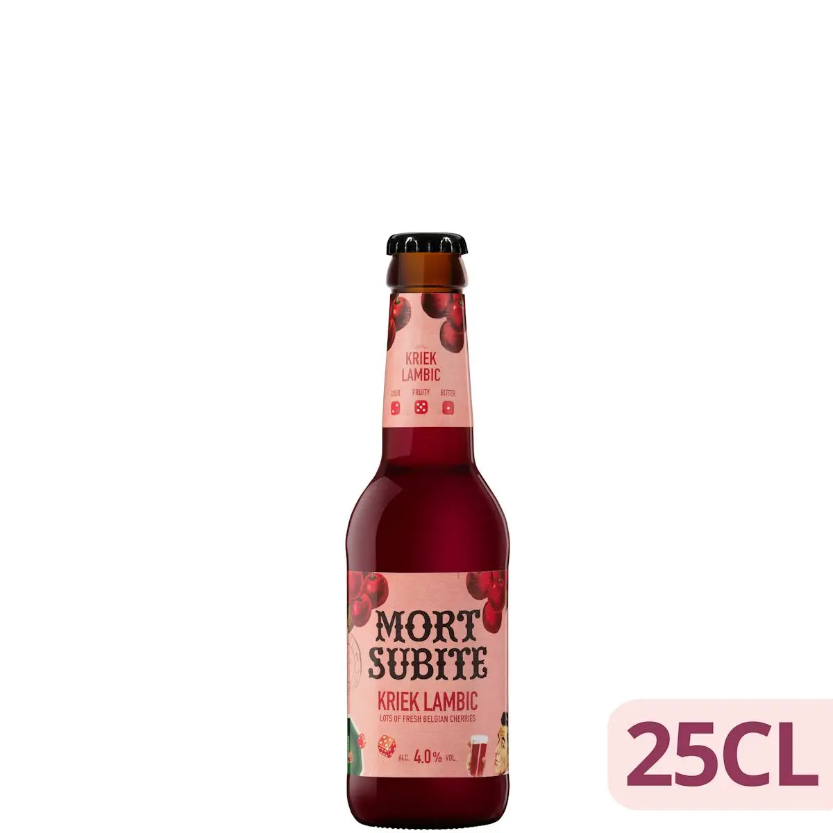 Kriek Lambic cherry flavor beer Mort Subite