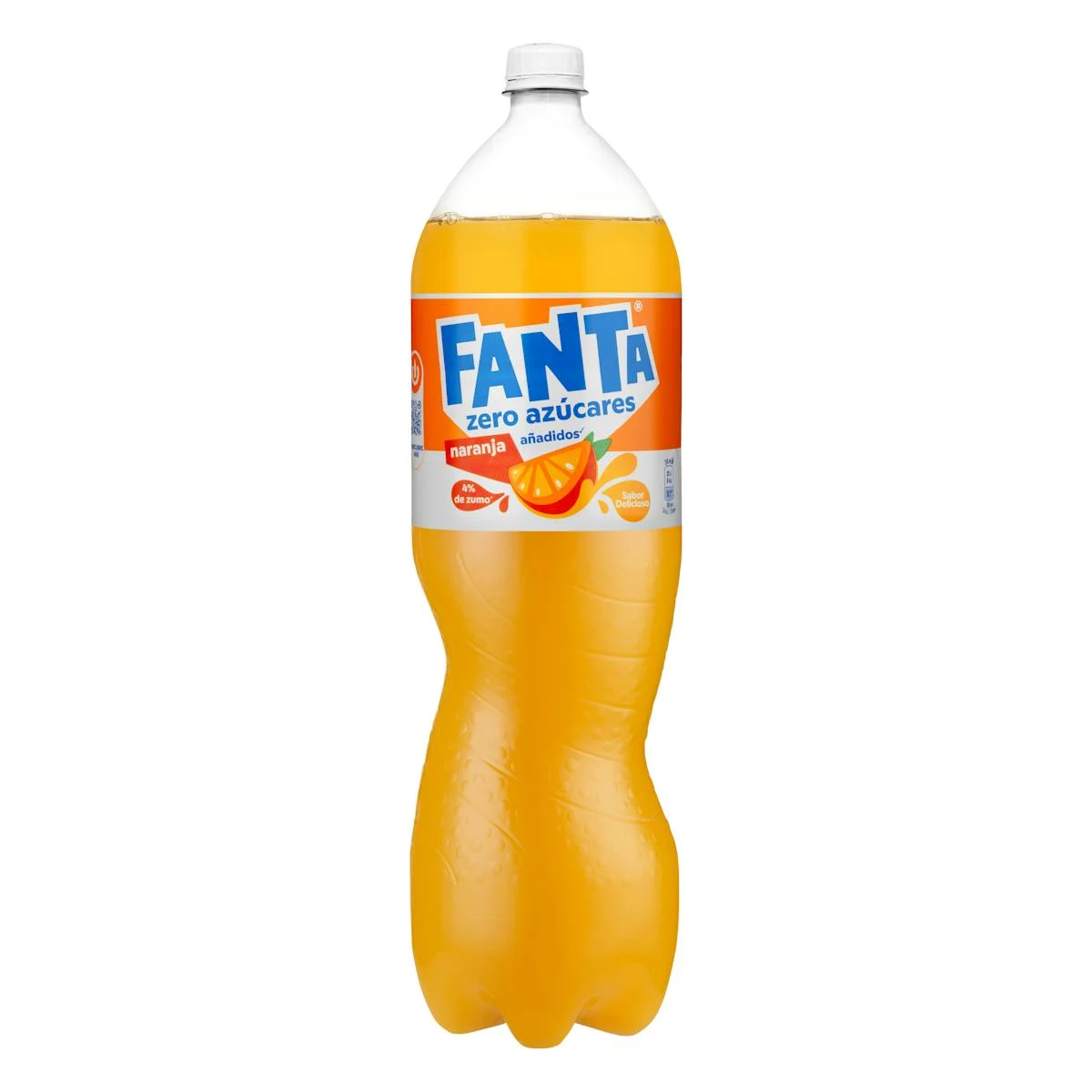 Zero orange soft drink with no added sugar Fanta