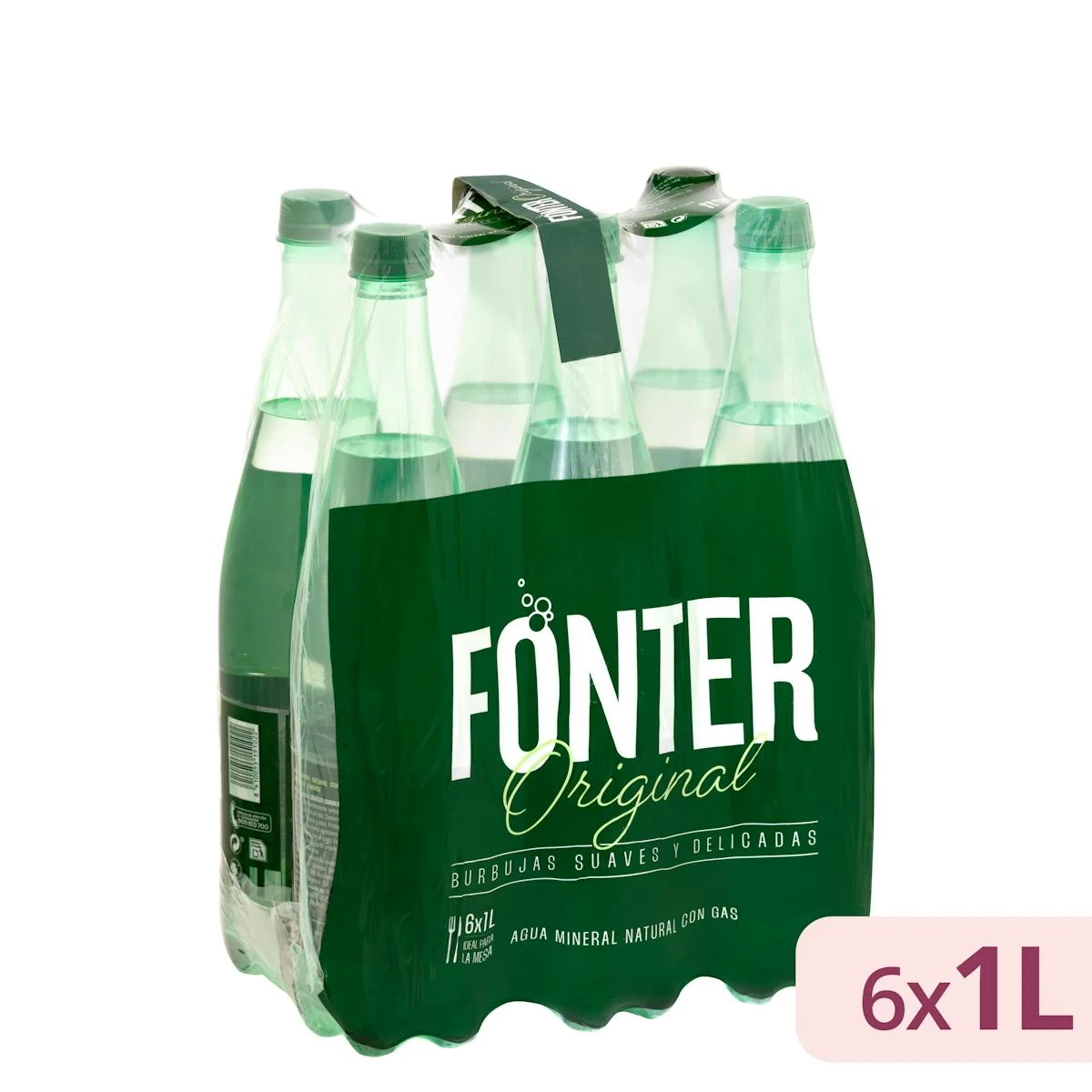 Big sparkling mineral water Fonter