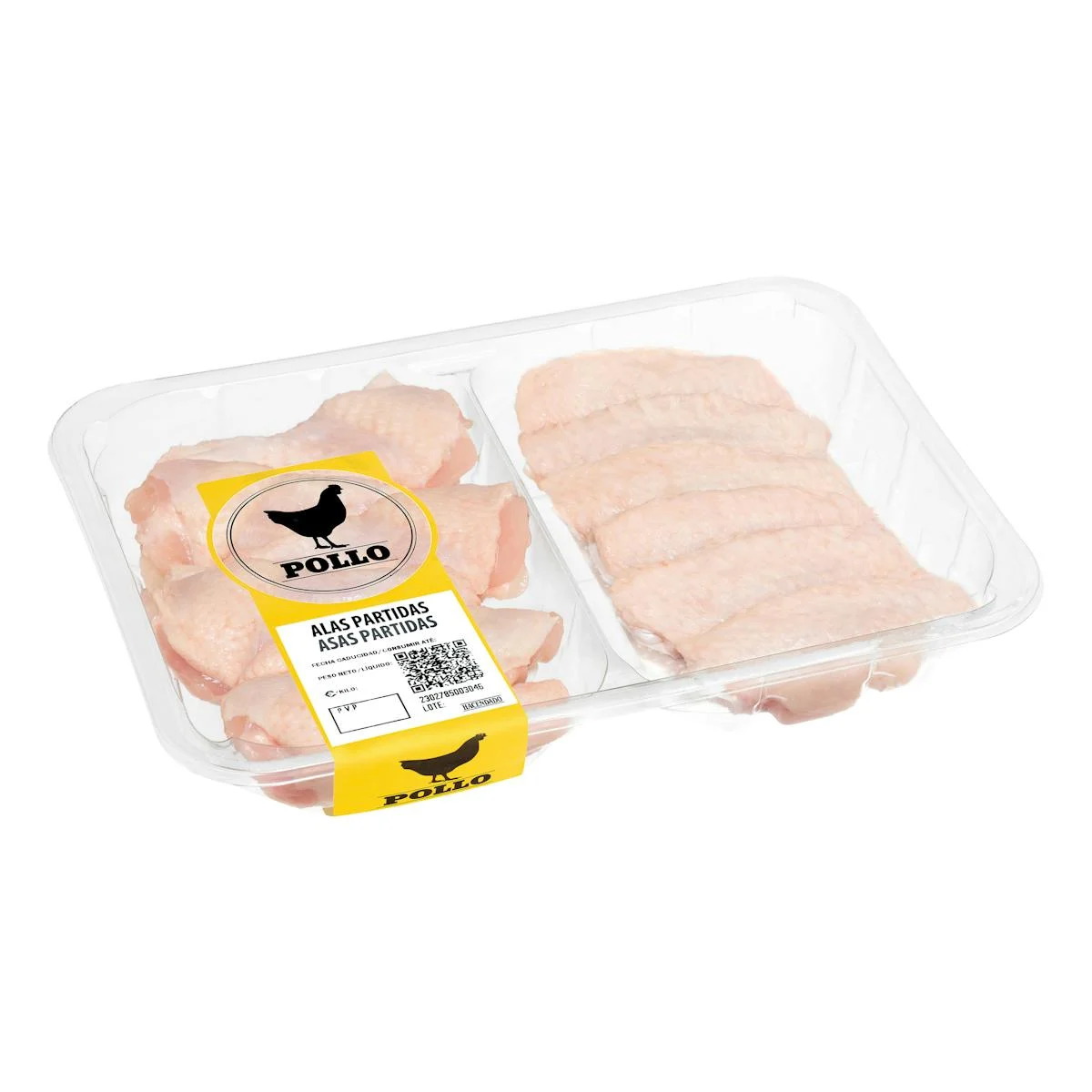 Geteilte Hähnchenflügel