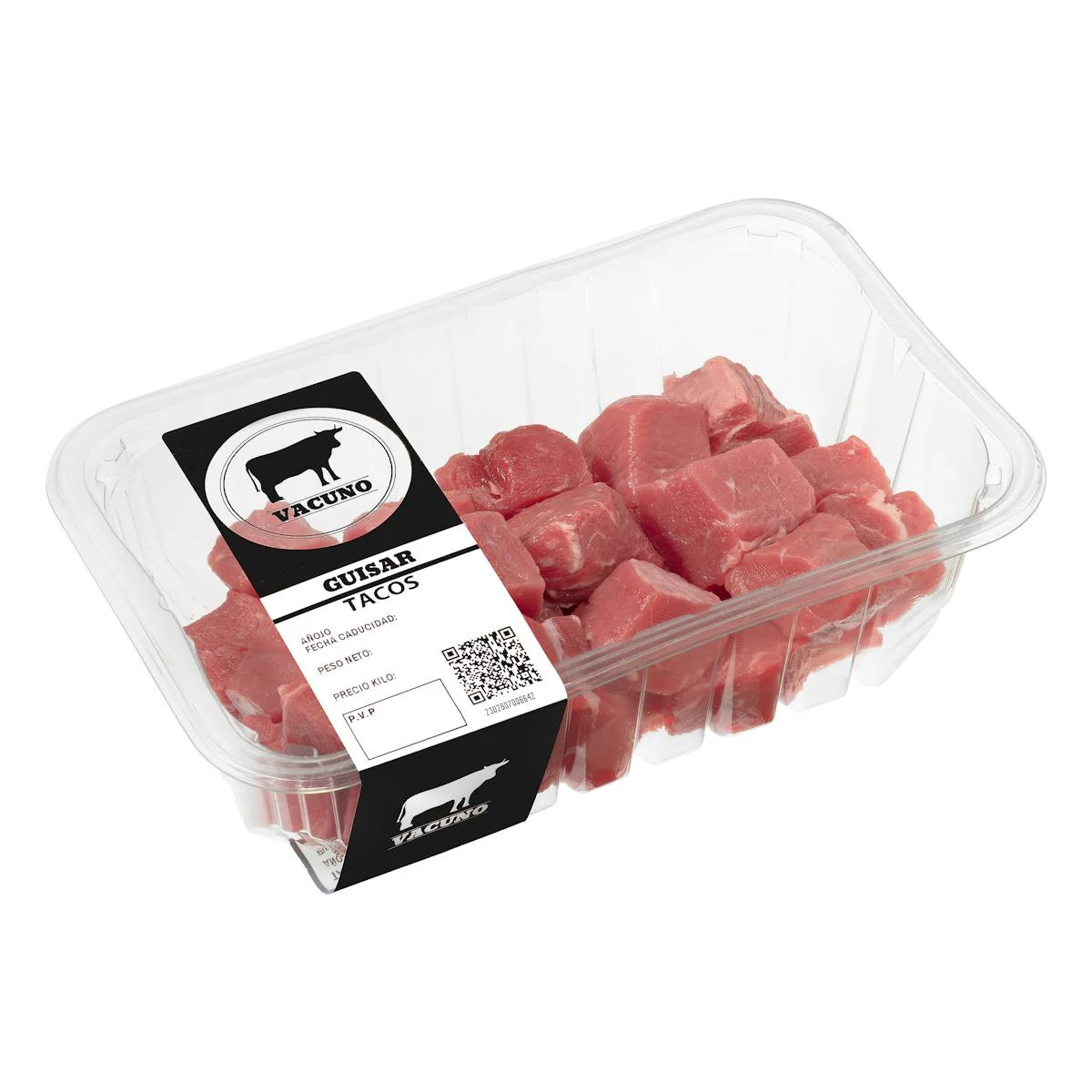 Diced yearling beef for stewing