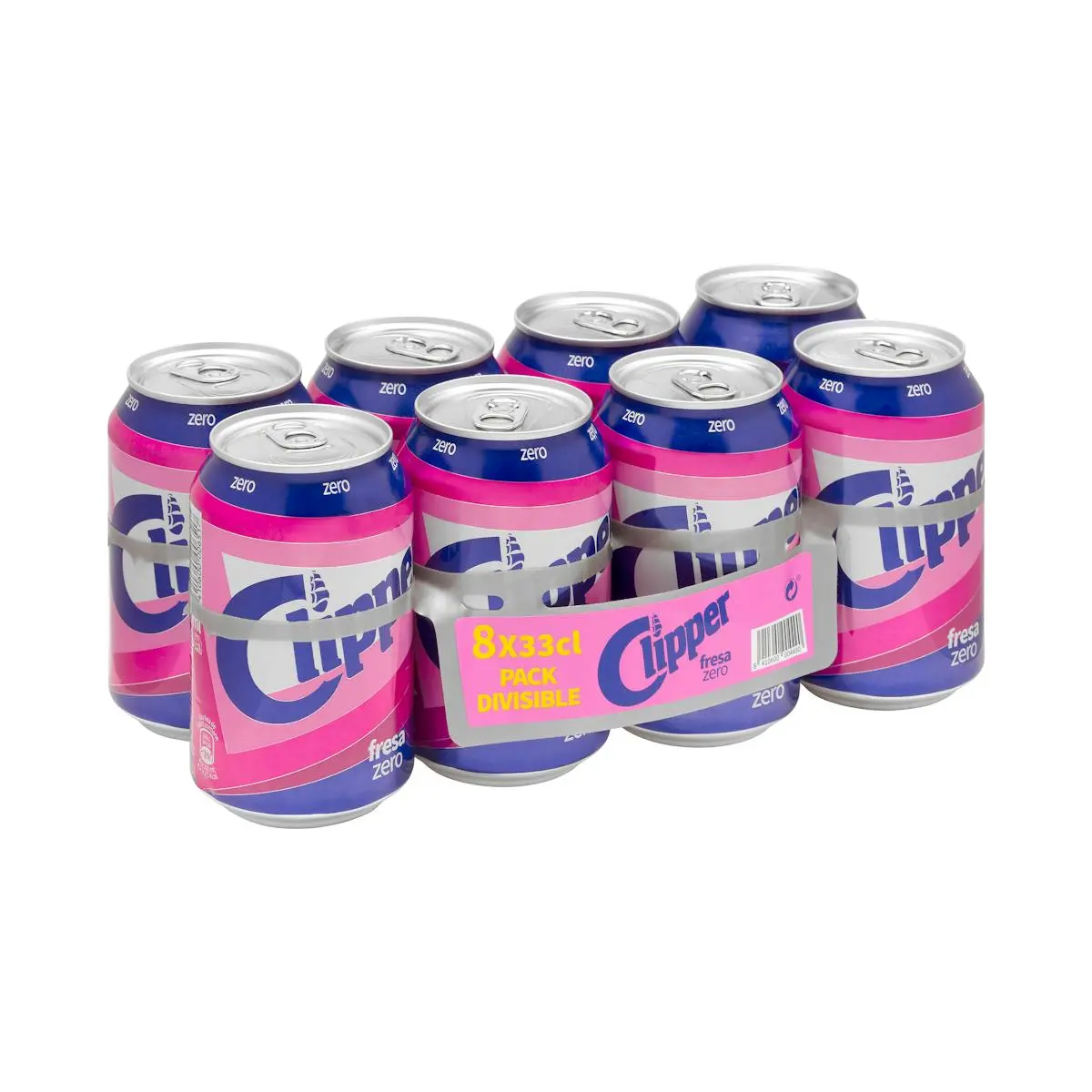 Zero sugar strawberry soft drink Clipper