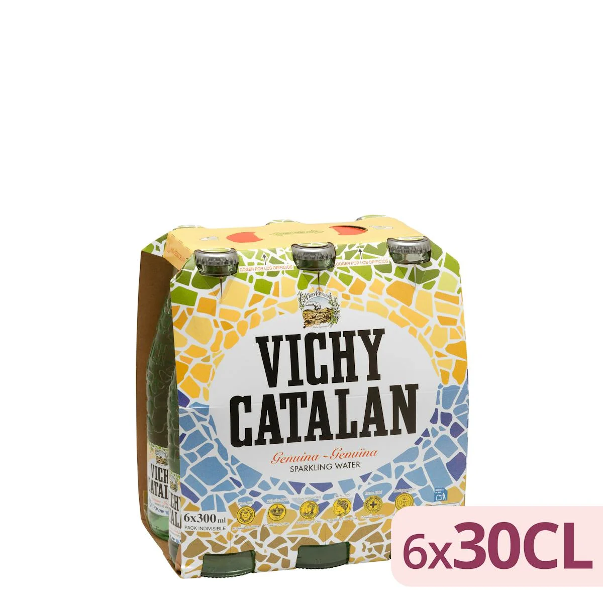 Agua mineral con gas pequeña Vichy Catalan