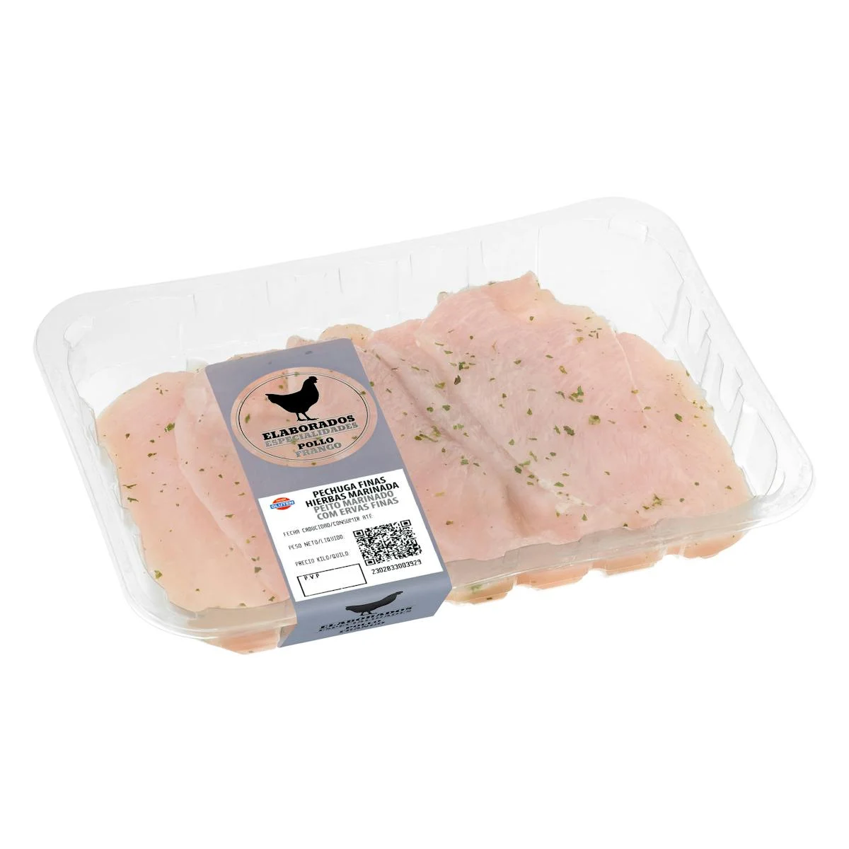 Chicken fillets marinated herbs