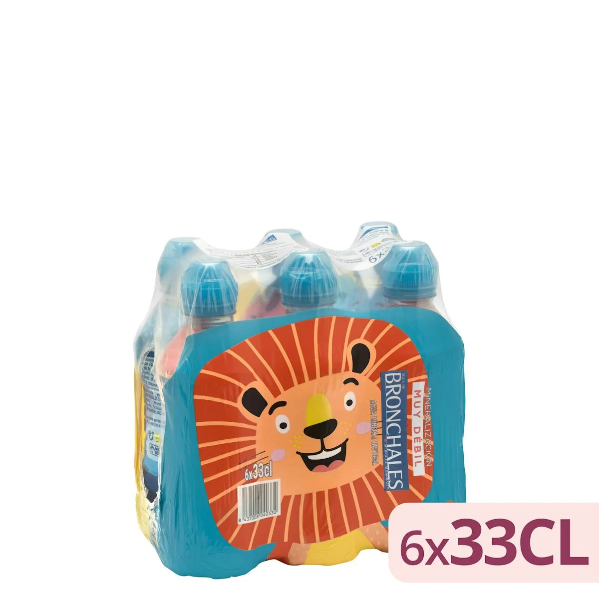 Petite eau minérale Bronchales avec bouchon enfant