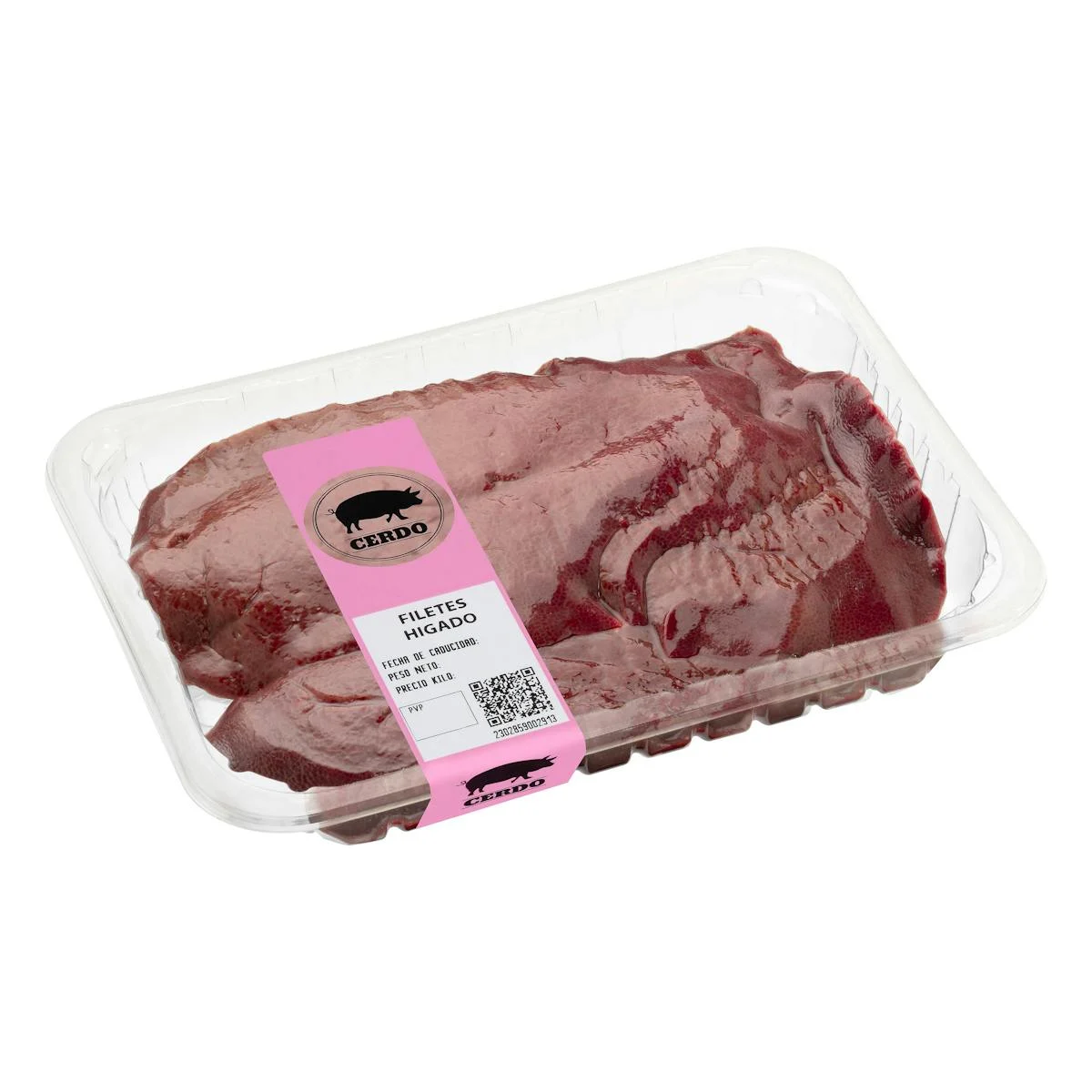 Pork liver fillets