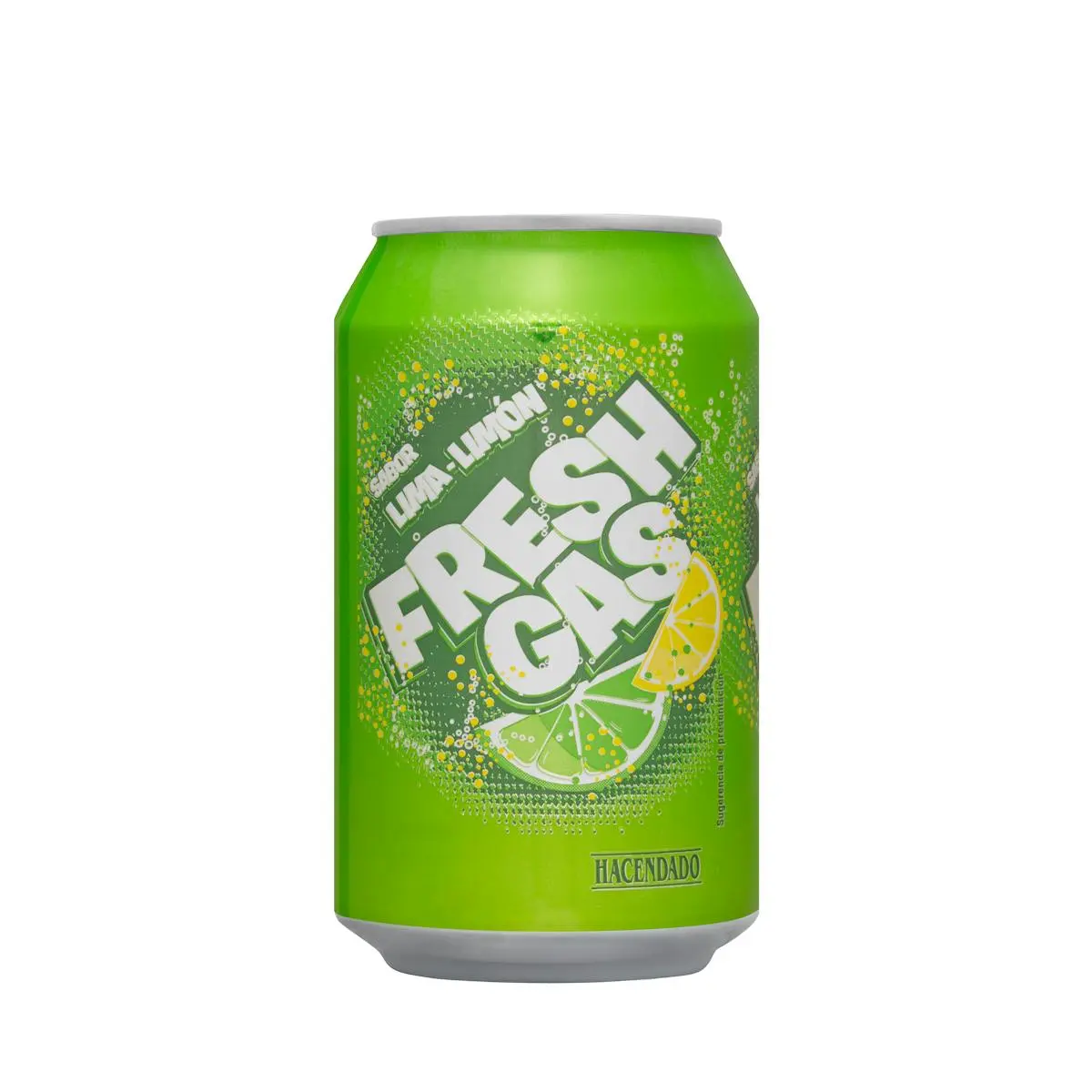 Refresco lima limón Hacendado fresh gas
