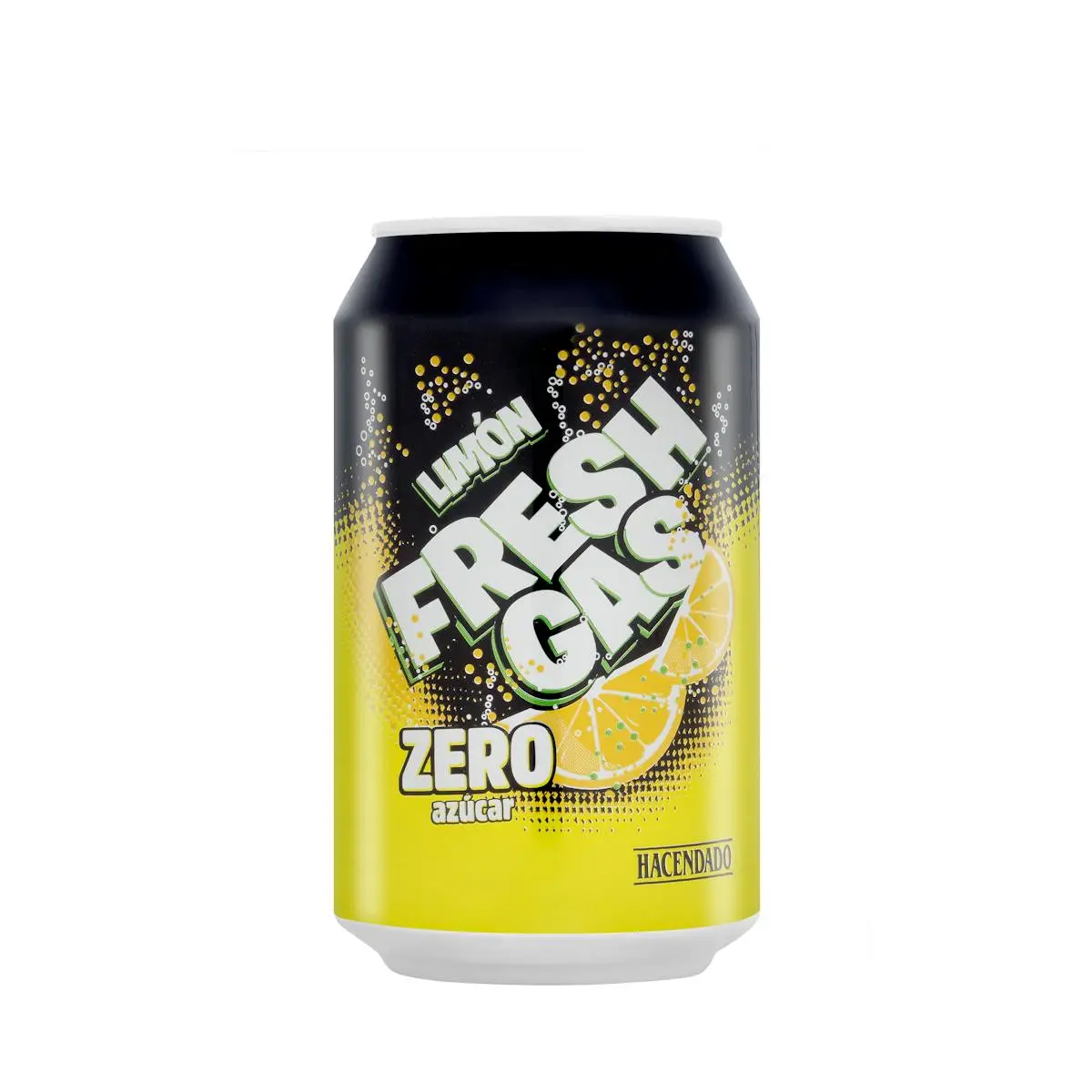 Boisson gazeuse au citron Hacendado zero azúcar fresh gas