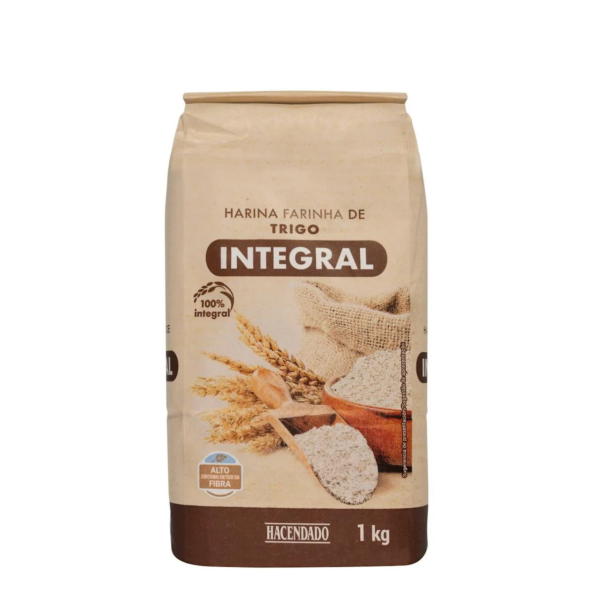 Farina integral de blat Hacendado