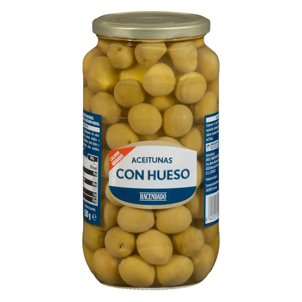 Unpitted green olives Hacendado