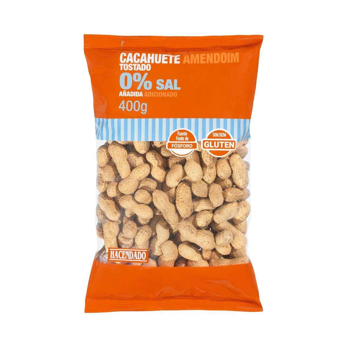 0% added salt roasted peanuts Hacendado