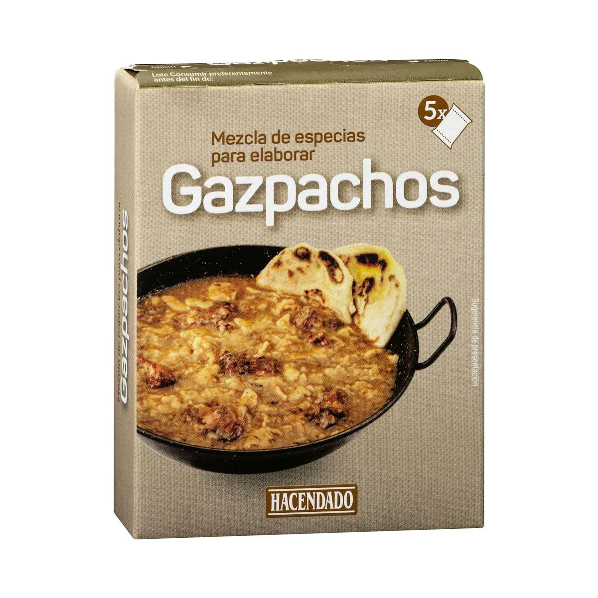 Spice mix for gazpacho manchego Hacendado