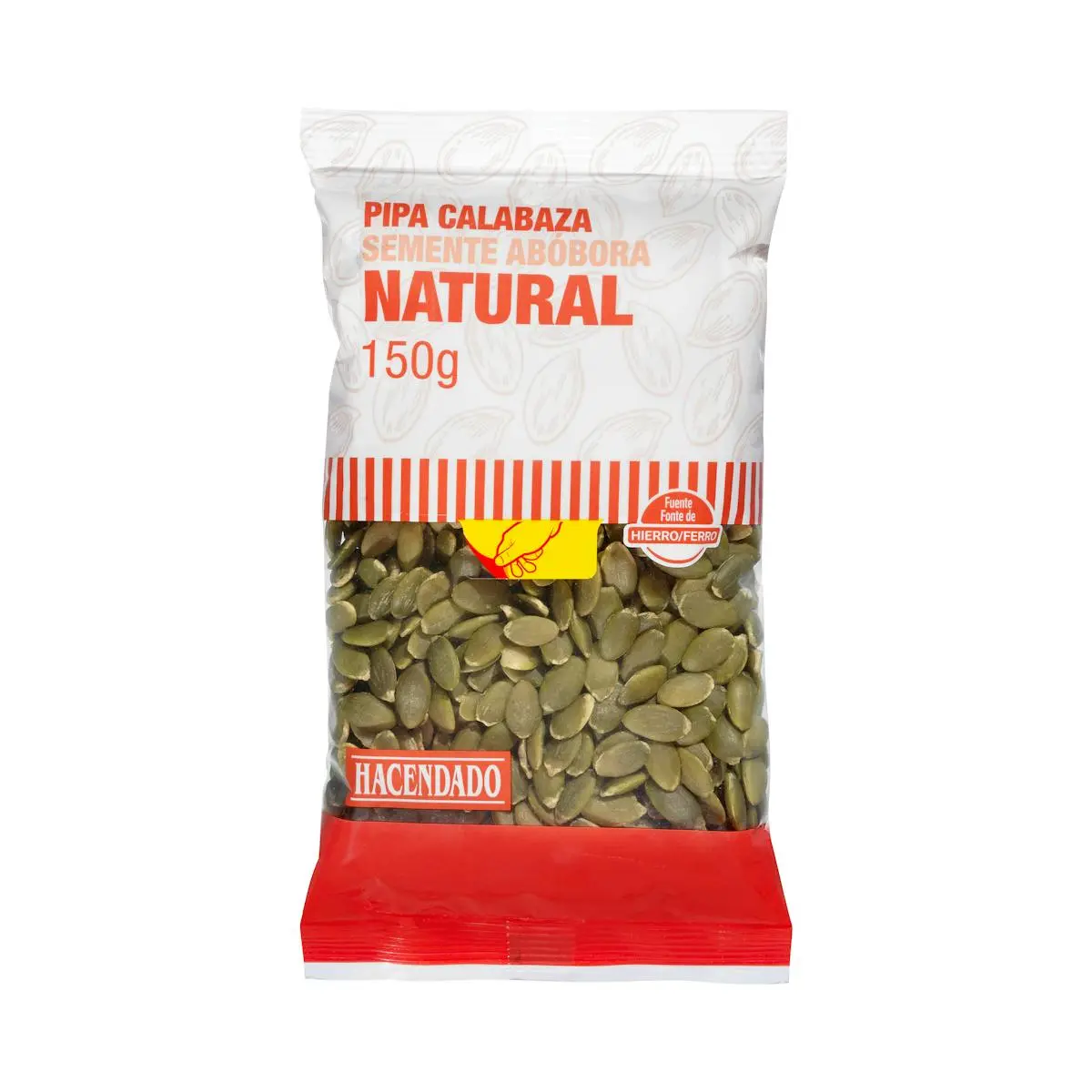 Shelled natural pumpkin seeds Hacendado