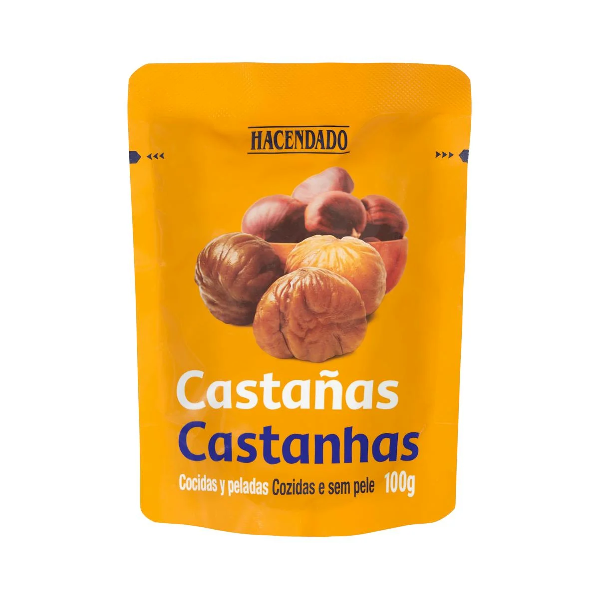 Cooked and shelled chestnuts Hacendado