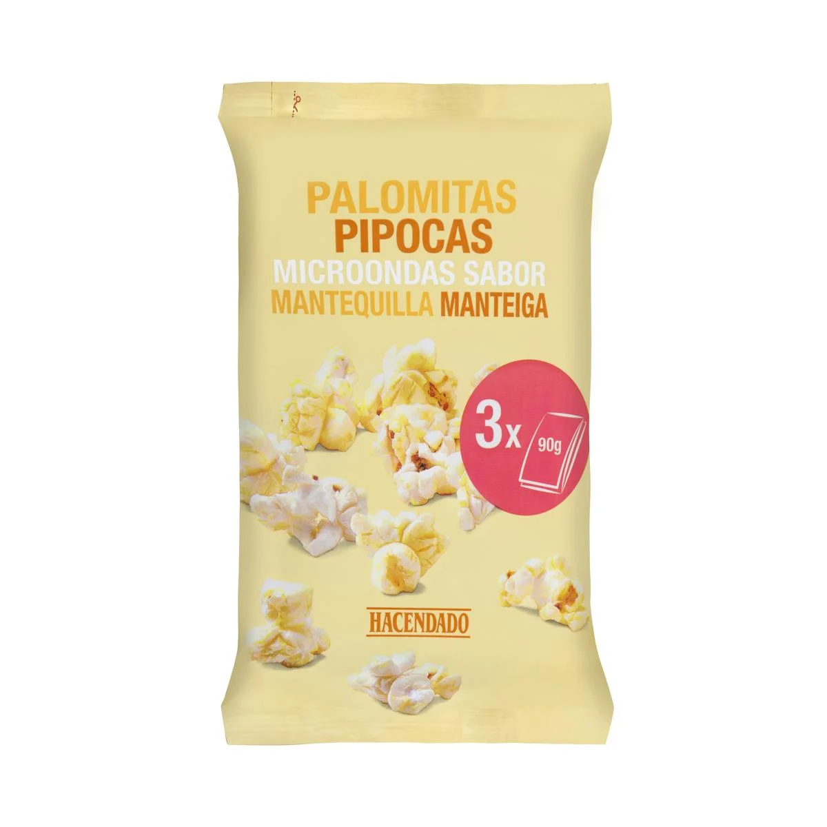 Microwave popcorn flavour butter Hacendado