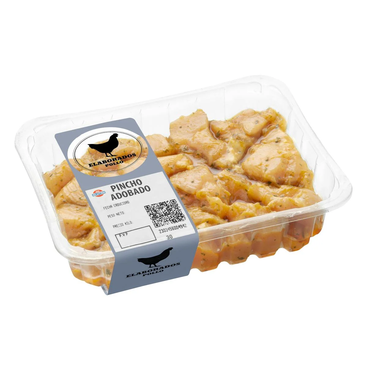 Marinated without skewer chicken