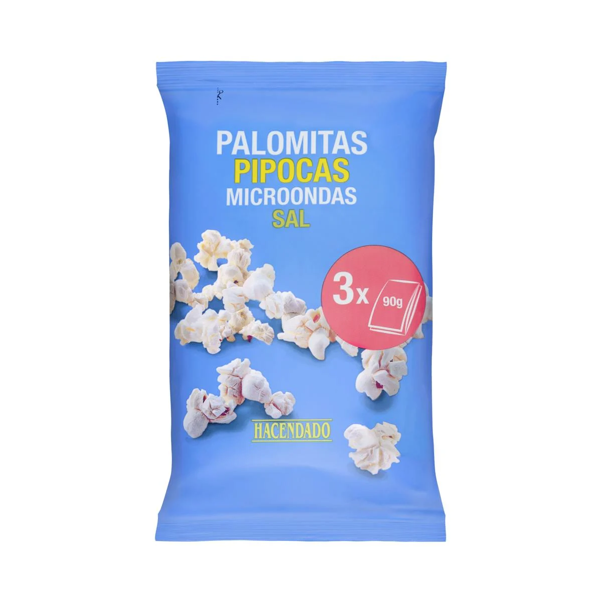 Mikrowellen-Popcorn mit Salz Hacendado