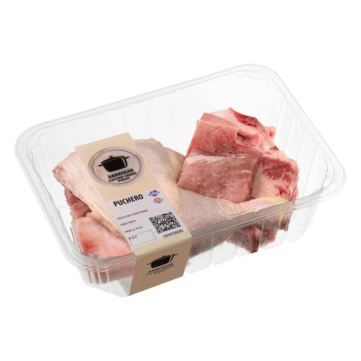 Arreglo para puchero vacuno, cerdo y pollo
