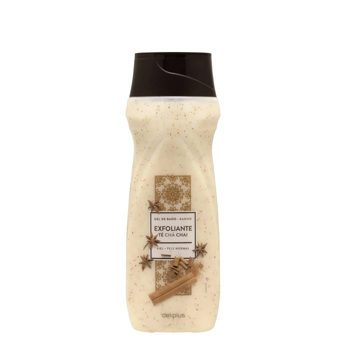 Gel de bany exfoliant Té Chai Deliplus pell normal