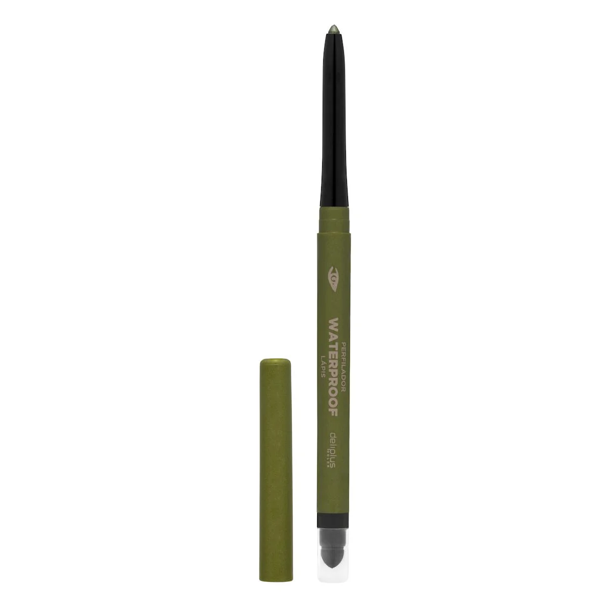Crayon contour des yeux waterproof Deliplus 12 vert olive