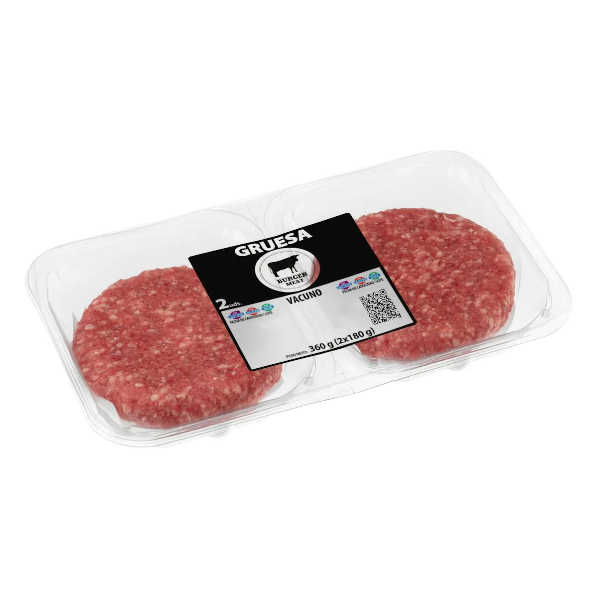 Thick beef burger