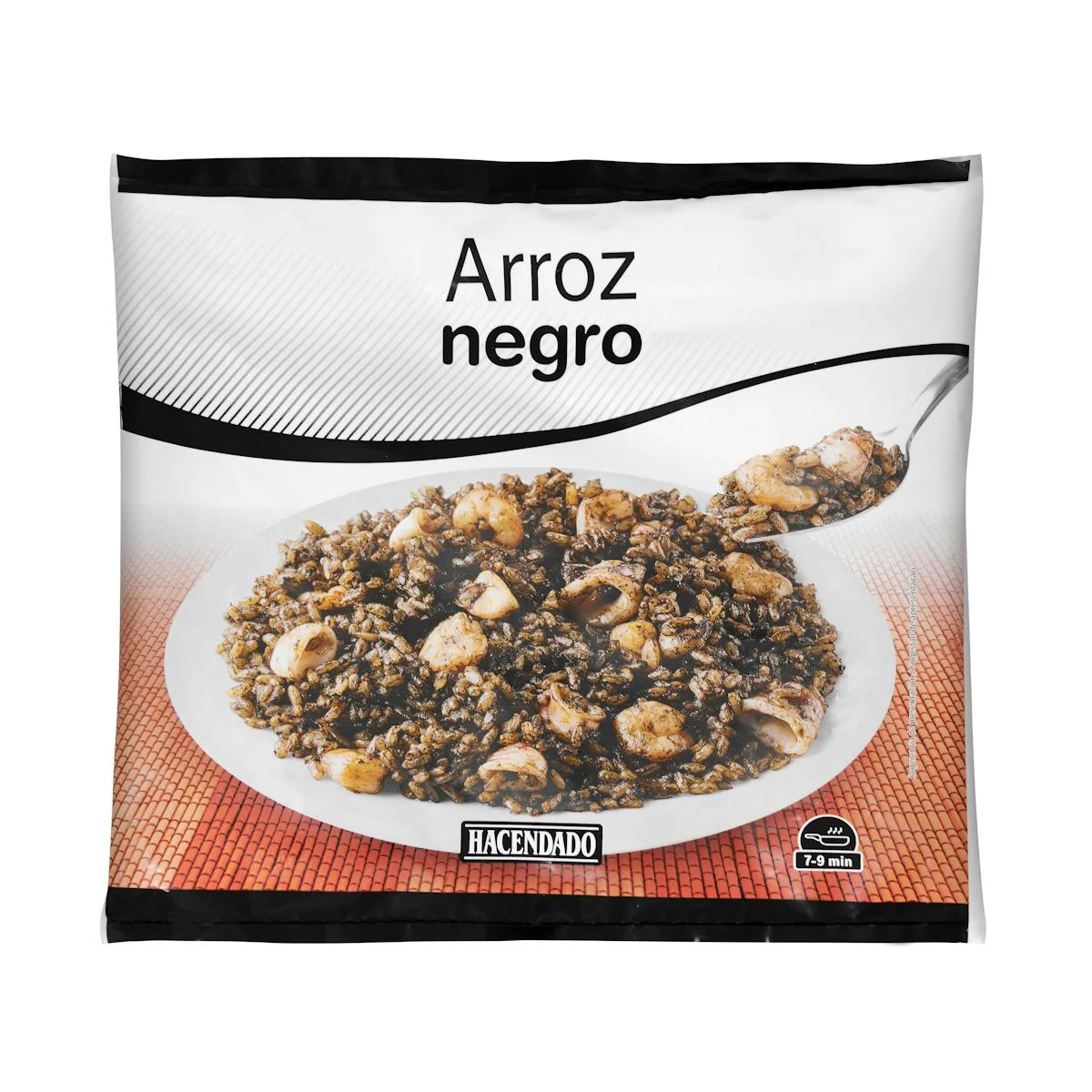 Deep frozen black rice Hacendado