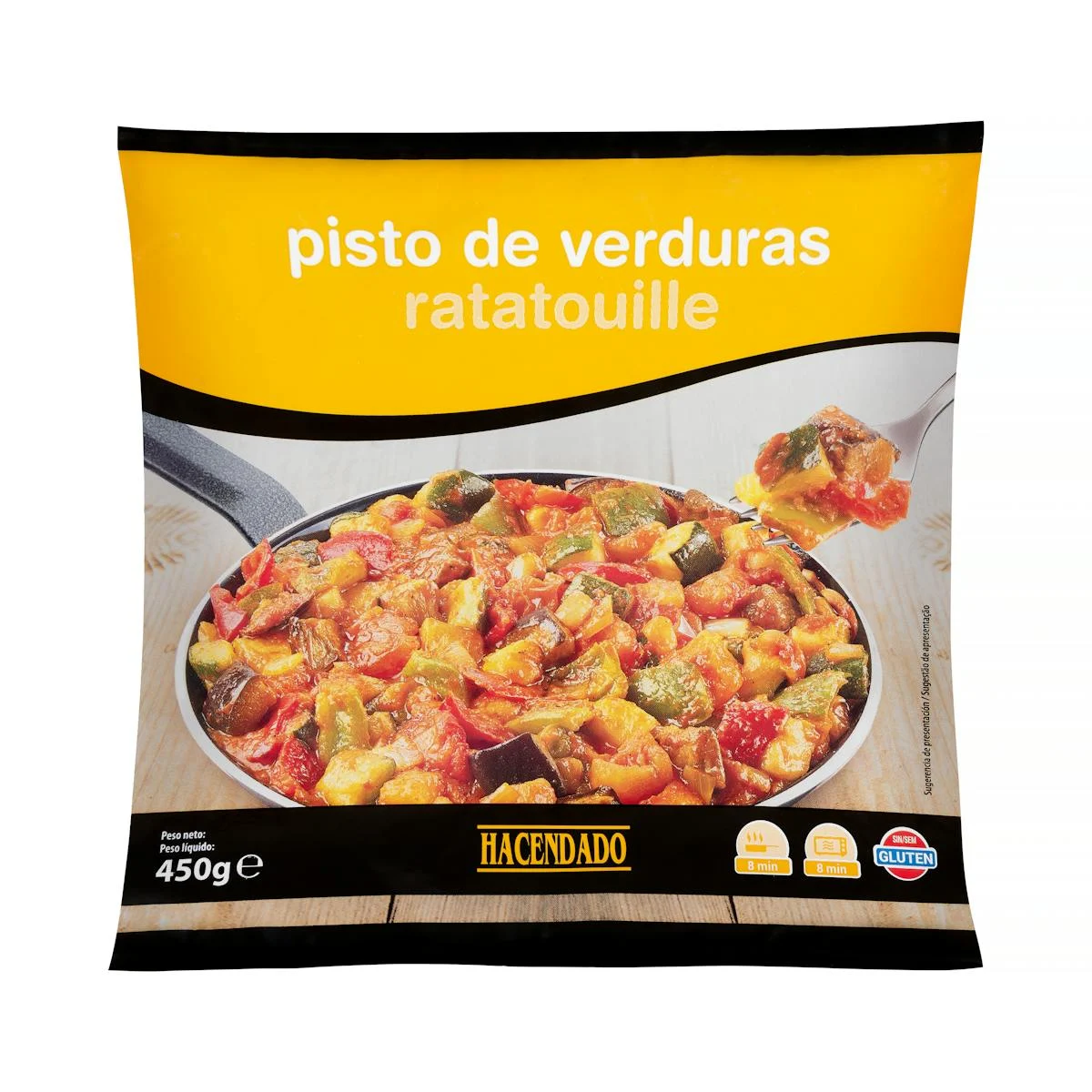 Ratatouille de légumes surgelée Hacendado