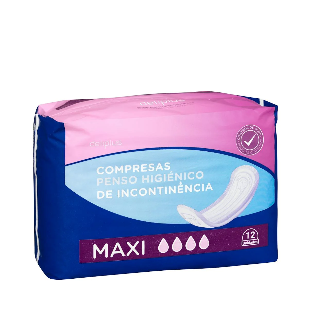 Compresa d'incontinència maxi Deliplus sense ales