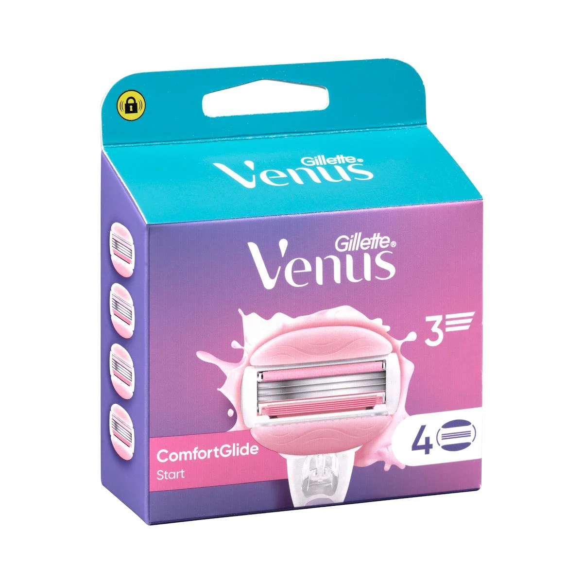 Recharges pour rasoir Gillette Venus Comfortglide, 3 lames