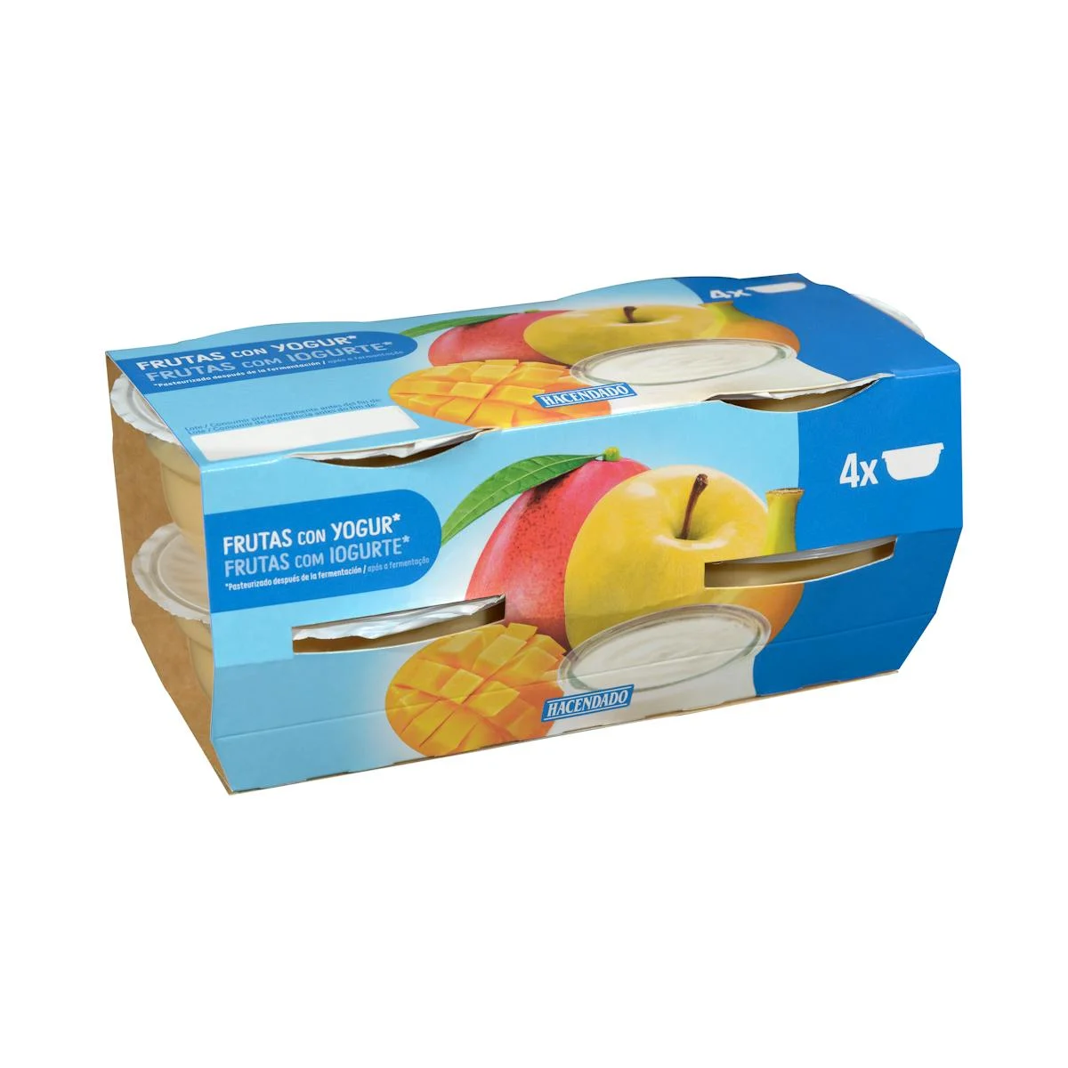Farinetes tres fruites amb iogurt Hacendado +8 mesos