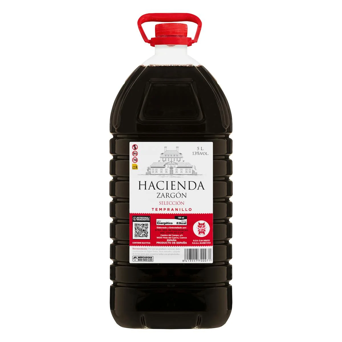 Tempranillo-Rotwein Hacienda Zargón