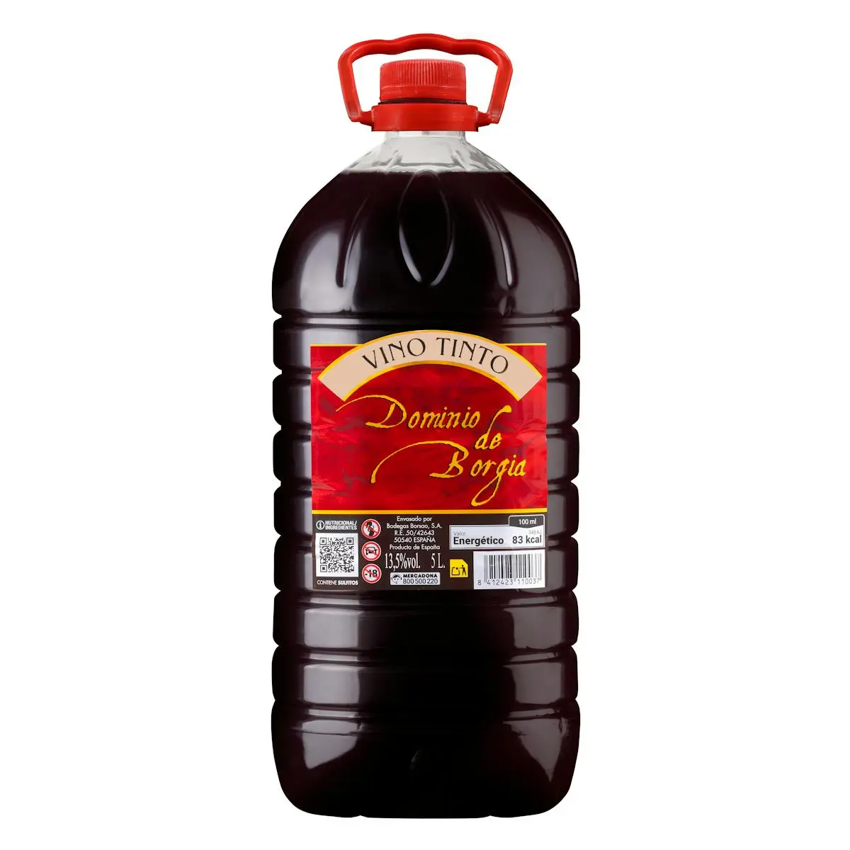 Vin rouge Dominio de Borgia