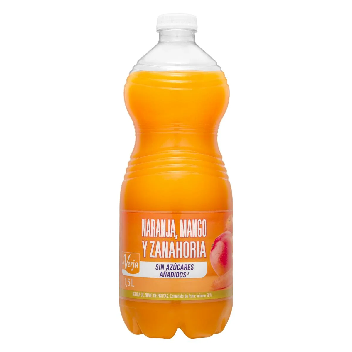 Orange, mango and carrot juice drink no added sugars La Verja