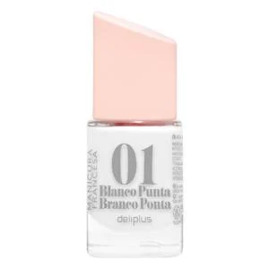 Vernis pour french manucure Deliplus 01 blanc pour le bout des ongles
