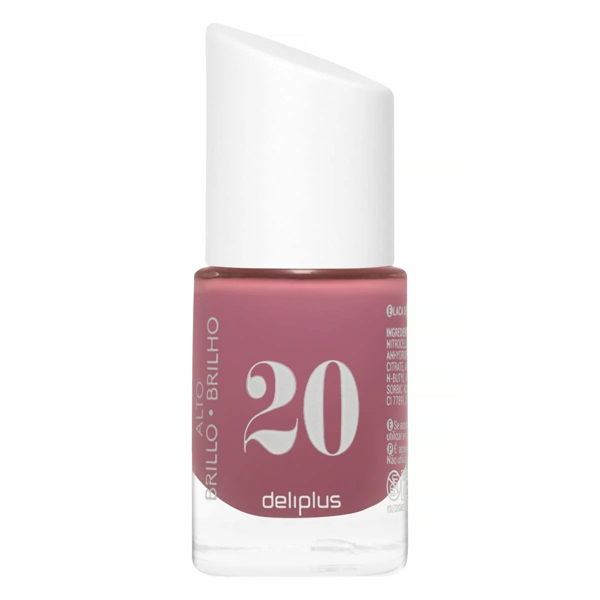 Hochglänzender Nagellack Deliplus 20 Magnetrosa
