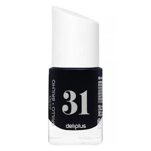 Vernis à ongles ultra-brillant Deliplus 31 noir mystique