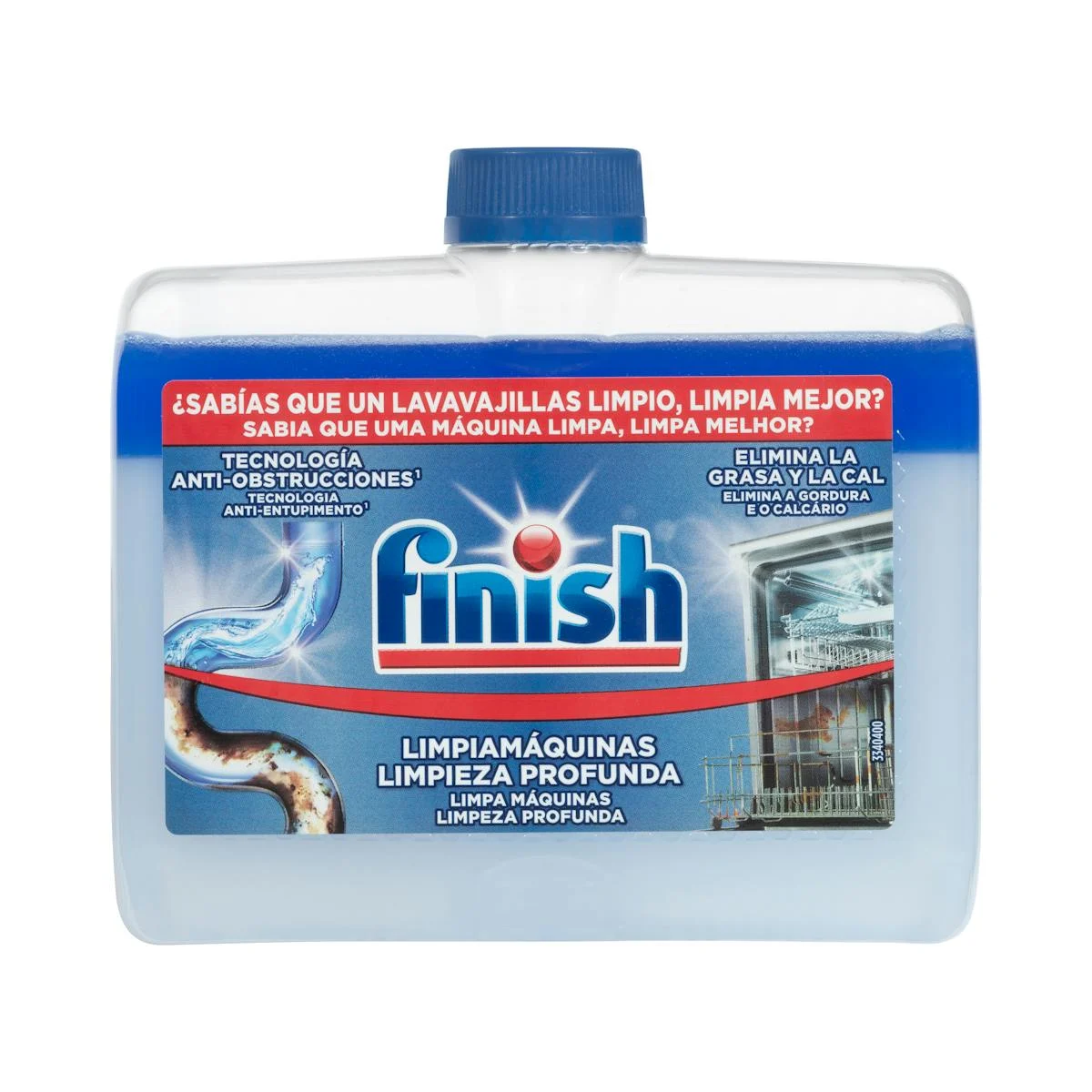 Liquid dishwasher cleaner Finish