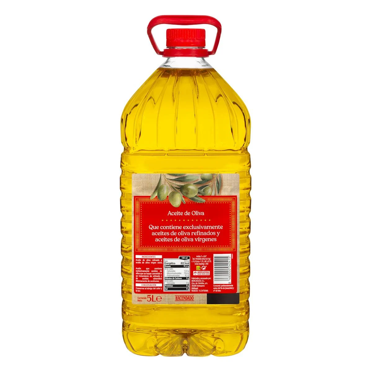 Huile d’olive 0,4º Hacendado