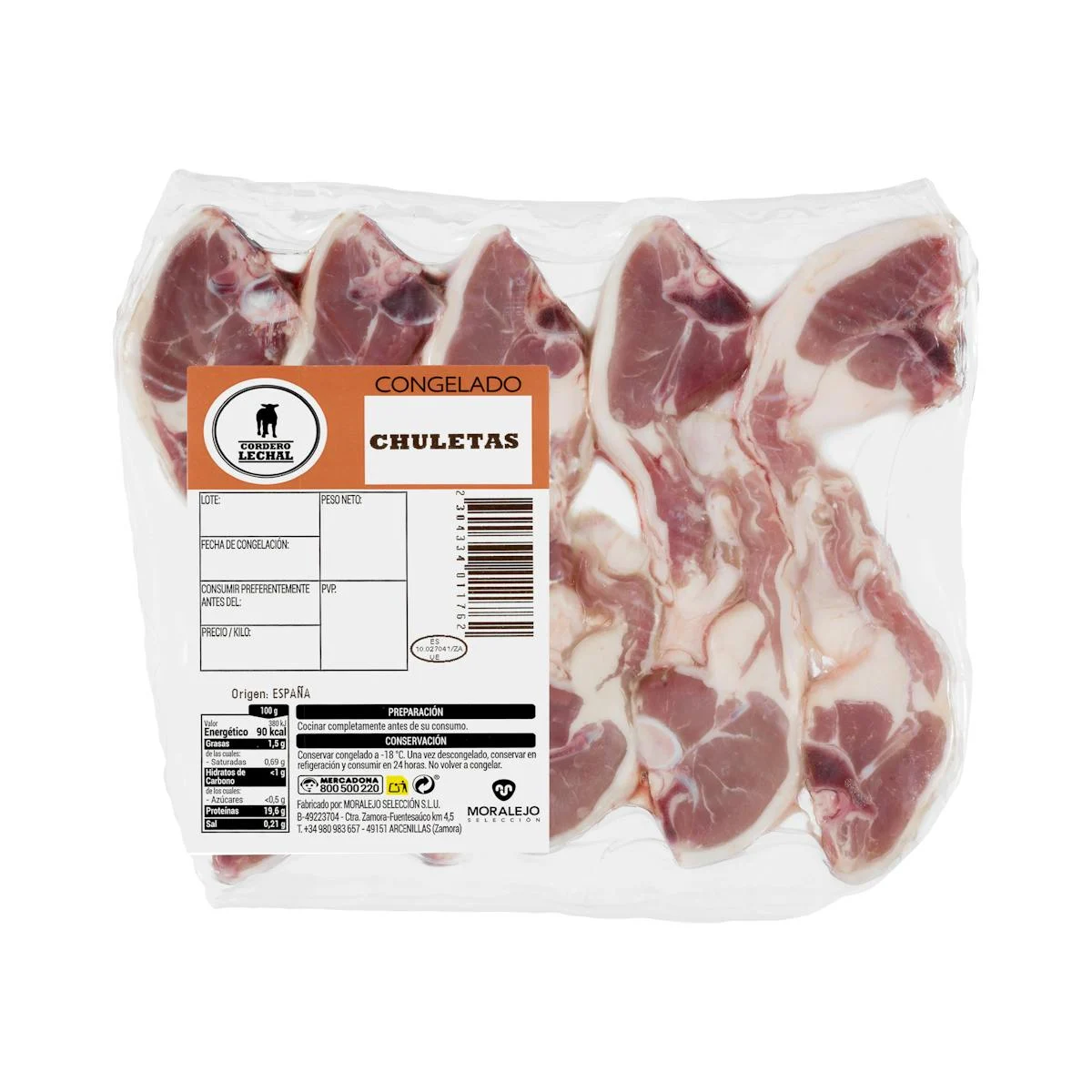 Frozen Suckling lamb chops