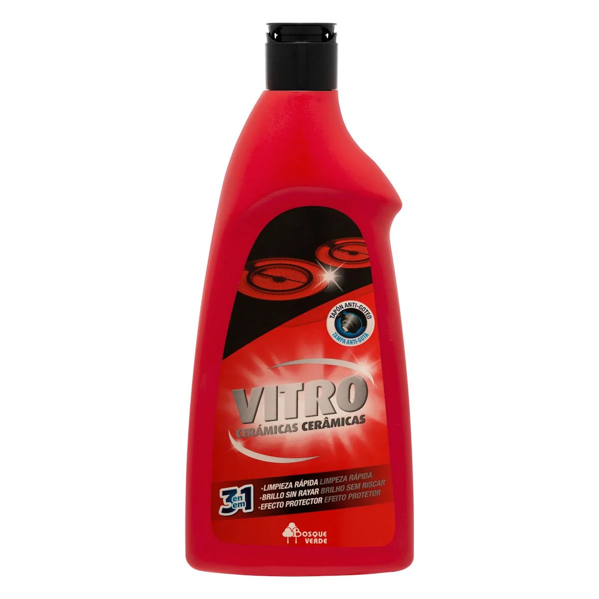 3 in 1 Vitroceramic hob cleaner Bosque Verde