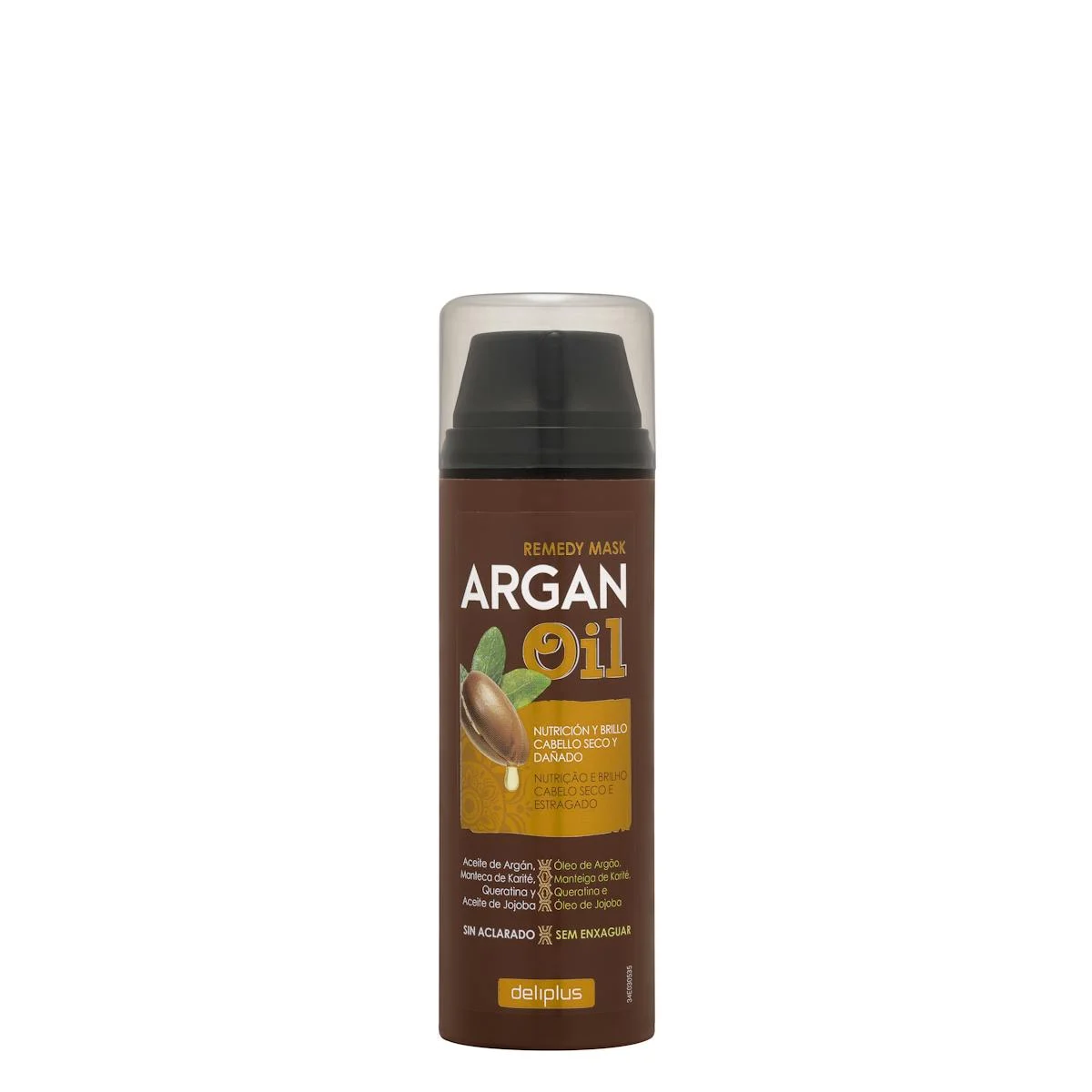 Màscara sense aclarit Argan Oil Deliplus cabell sec i danyat