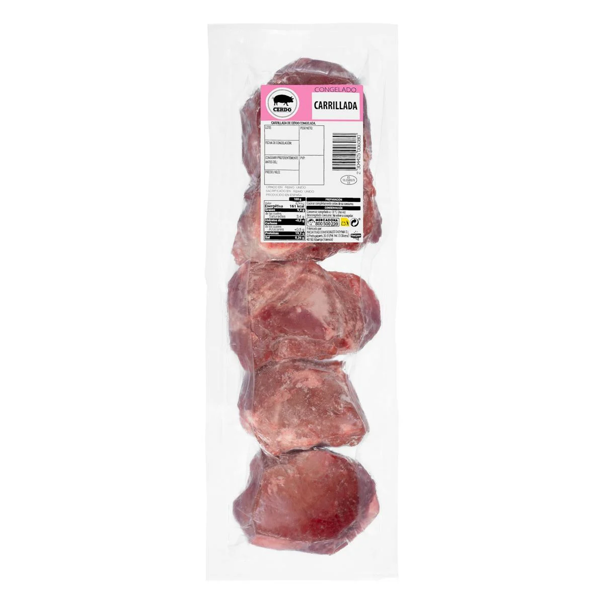 Galta de porc congelada