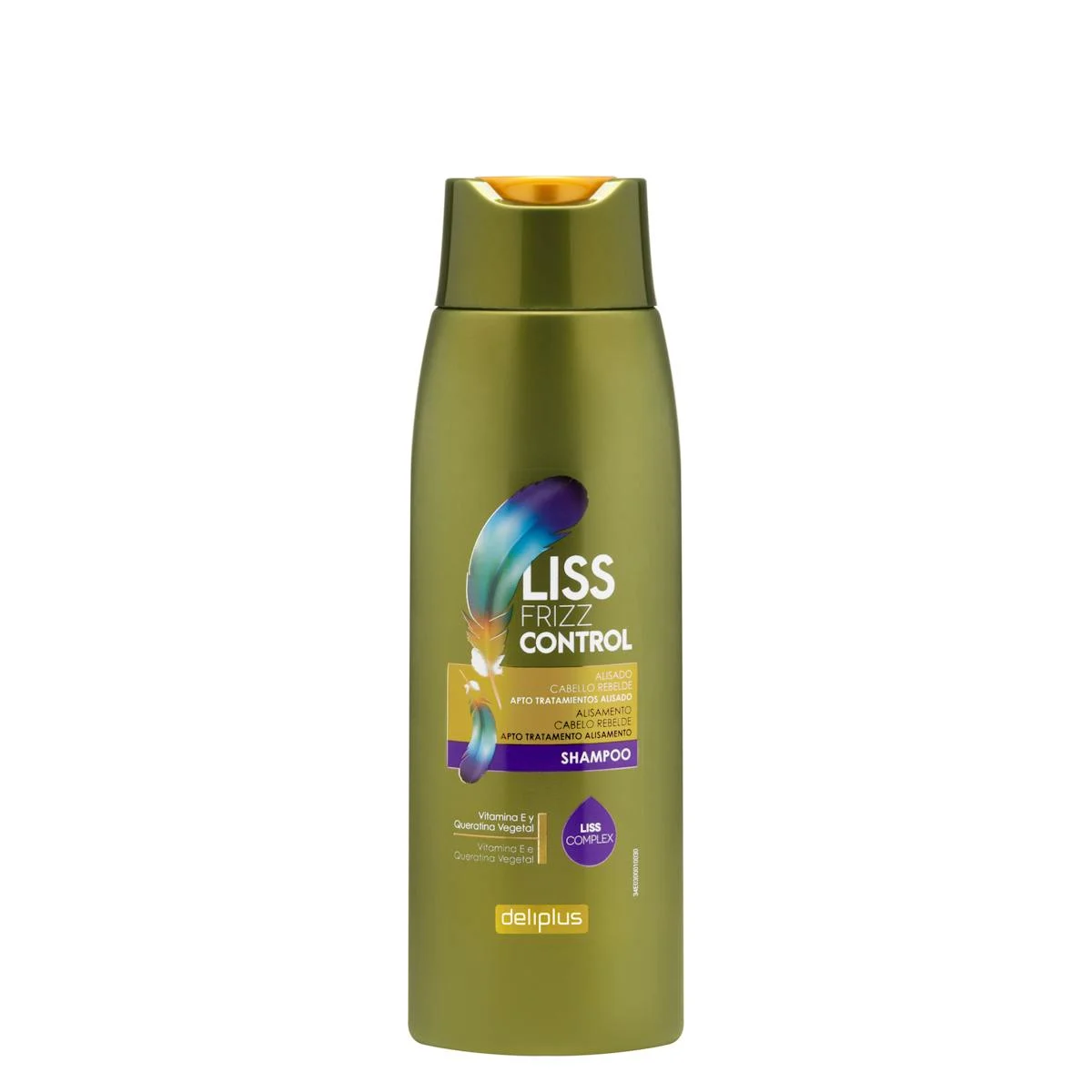 Xampú Liss Frizz Control Deliplus cabells rebels