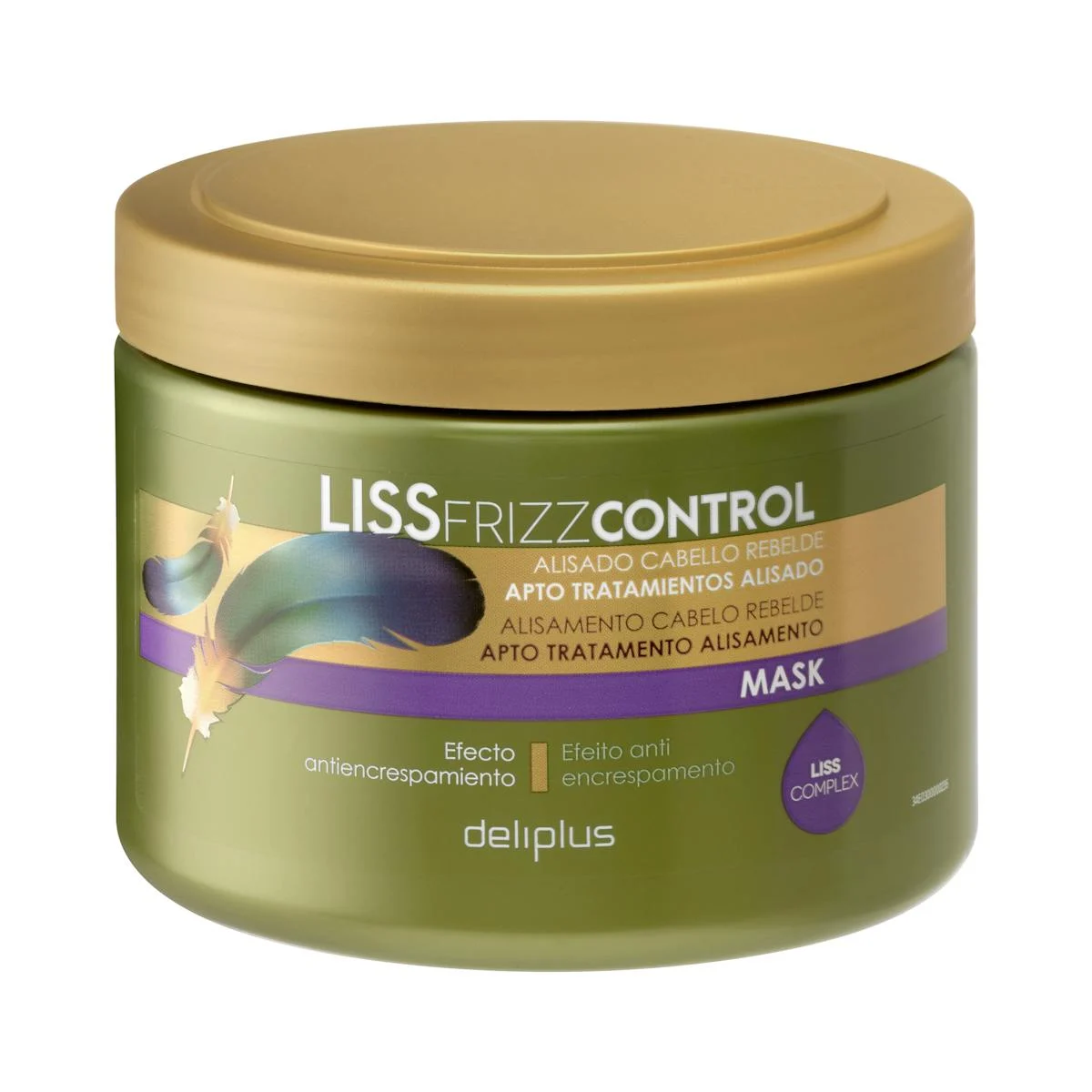 Màscara Liss Frizz Control Deliplus cabells rebels