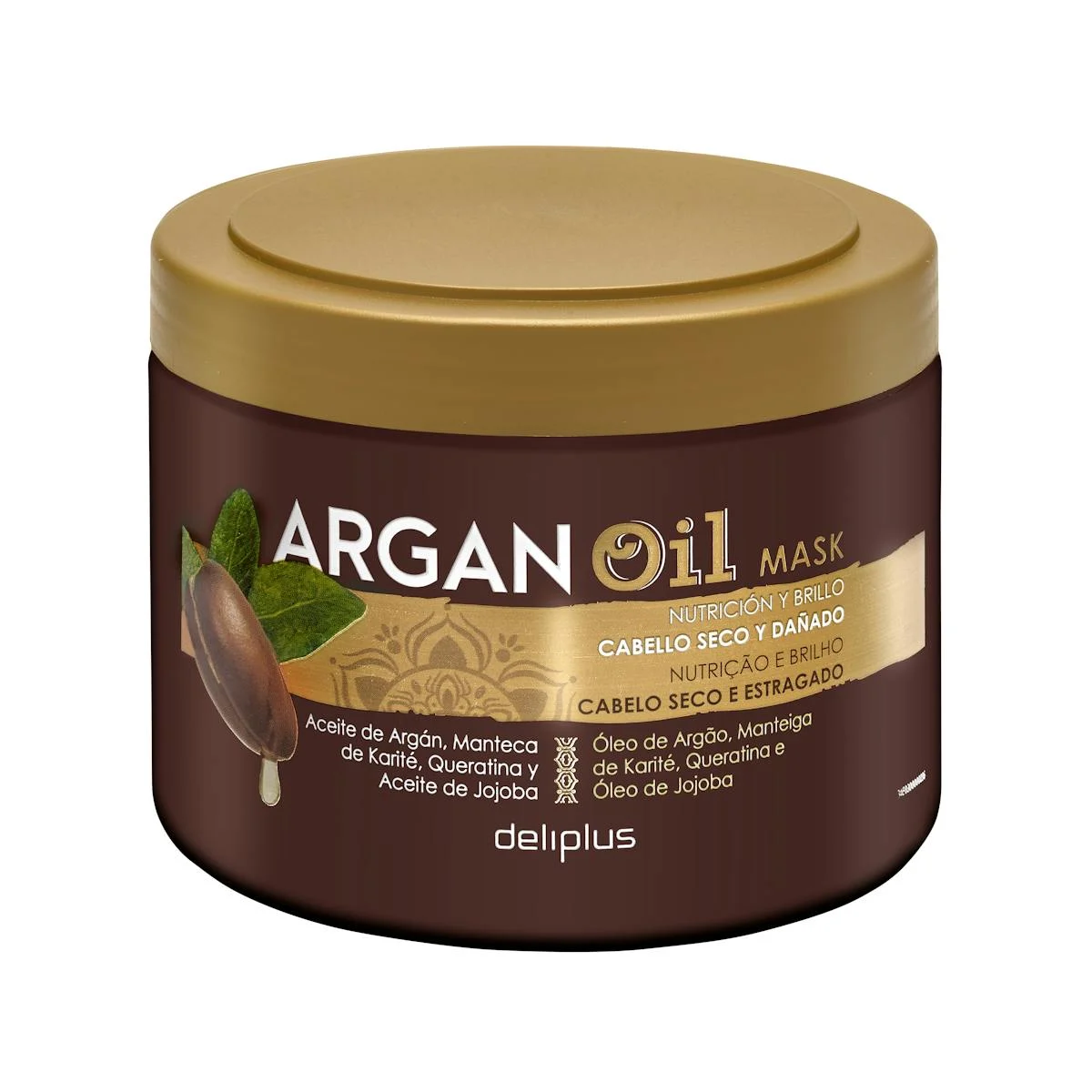Màscara Argan Oil Deliplus cabells secs i danyats