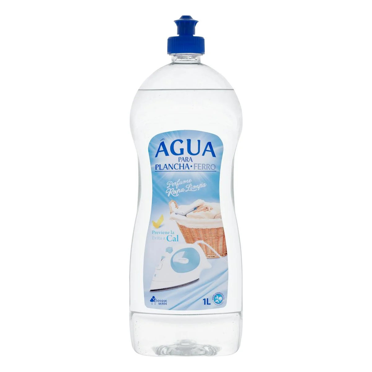 Aigua per a planxa Bosque Verde perfum roba neta
