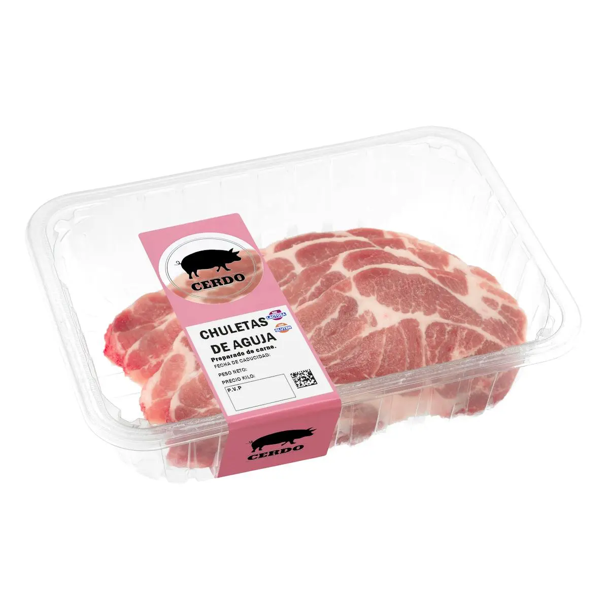 Chuletas aguja de cerdo