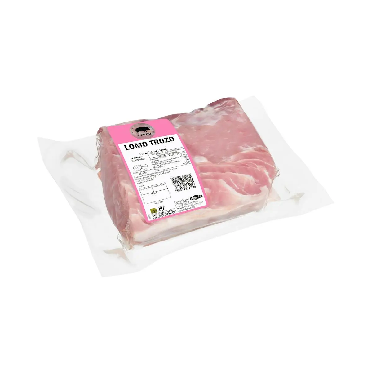 Morceau de longe de porc